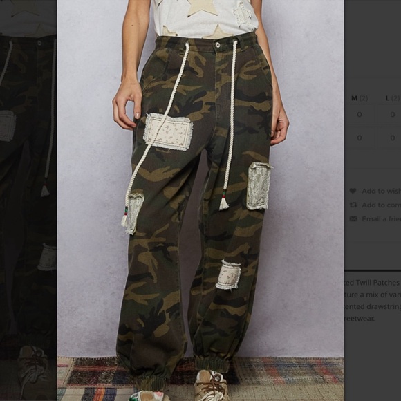 POL Camouflage Patchwork Pants - Picture 8 of 12